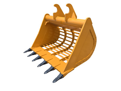 2026 Handy HB320-63IN 63 in Q/C Skeleton Godet de criblage de pelleteuse - Fits Cat 320 (Unused)