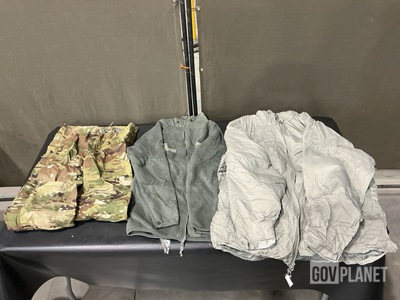 (11) Extreme Cold Weather Parkas, (1) Cold Weather Liner & Assorted Items