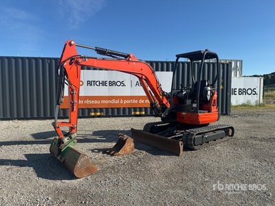 2017 Kubota U35-3&3 Mini-Pelle Mini pelle hydraulique