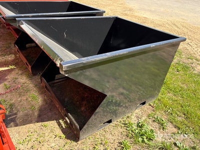 2025 Kit Containers 1.5YFT-SST Skid Steer Dump Hopper