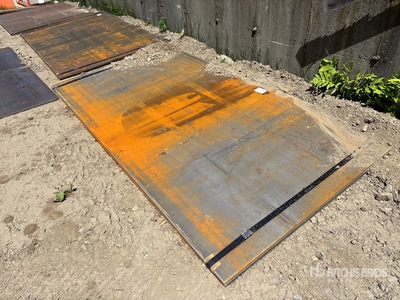Quantity of (2) 2025 Kit Containers Steel 5 ft x 9 ft 9 in (0.75 in Thick) ألواح الصلب (Unused)