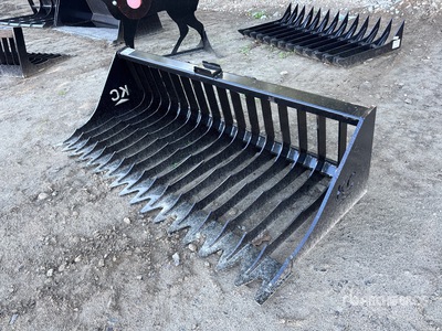 2025 Kit Containers QT-SB-H76-V3 76 in Skeleton Low Side Skid Steer Bucket (Unused)