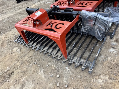 2025 Kit Containers QT-SG-S76-V3 76 in Skeleton Skid Steer Grapple (Unused)