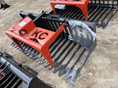 2025 Kit Containers QT-SG-S76-V3 76 in Skeleton Skid Steer Grapple (Unused)