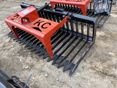 2025 Kit Containers QT-SG-S76-V3 76 in Skeleton Skid Steer Grapple (Unused)
