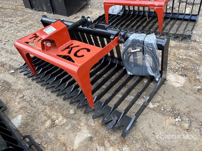 2025 Kit Containers QT-SG-S76-V3 76 in Skeleton Skid Steer Grapple (Unused)