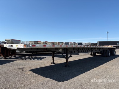 2023 Hyundai FC2530112-AS 53 ft T/A Spread Axle Flatbed Trailer