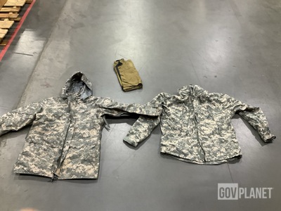 (14) Cold Weather Parkas, (21) Wet Weather Jackets & Assorted Items