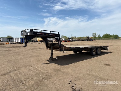 1996 Norberts 21 ft T/A Gooseneck Remorque utilitaire
