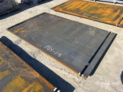2025 Kit Containers 5 ft x 8 ft 5 in (0.75 in Thick) Placche in metallo