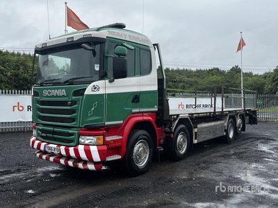 2016 Scania G450 8x2 Sleeper Camión Portamaquinaria