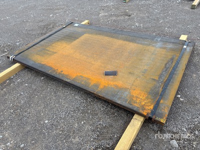 2025 Kit Containers 5 ft x 8 ft 4 in (0.75 in Thick) Placche in metallo