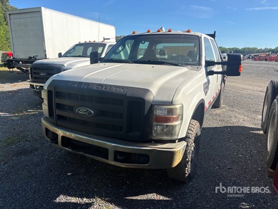 2008 Ford F-350 4x4 Flatbed Truck