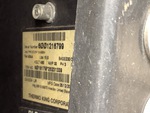 General Appearance with Refrigeration Unit Serial Number