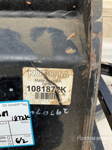 Kubota GB3074 60 in Skid Steer Grapple Bucket - Fits Kubota SVL 65