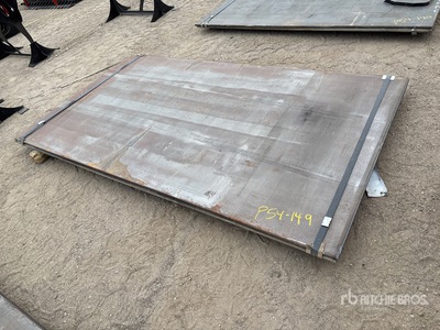Quantity of (2) 2025 Kit Containers 5 ft x 9 ft 3/4 inch thick Plaques d'acier