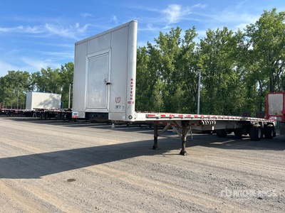 2005 Reitnouer 48 ft T/A Spread Axle مقطورة مسطحة