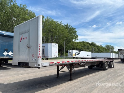 2005 Reitnouer 48 ft T/A Spread Axle Pritsche Anhänger