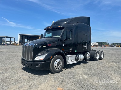 2019 Peterbilt 579 8x4 Tri/A Sleeper Truck Tractor