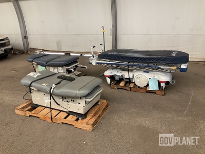 (1) Stryker 1125 Prime Series Stretcher & (2) Midmark Examination Tables