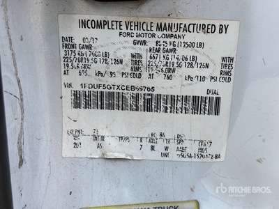 2012 Ford F-550 XL 4x2 Flatbed Truck