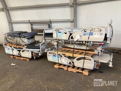 (3) Hill-Rom Advanta 2 Hospital Beds & (1) Midmark Examination Table