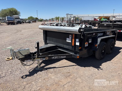2025 Felling FT-10DT-HD 10 ft T/A مقطورة تفريغ خفيفة
