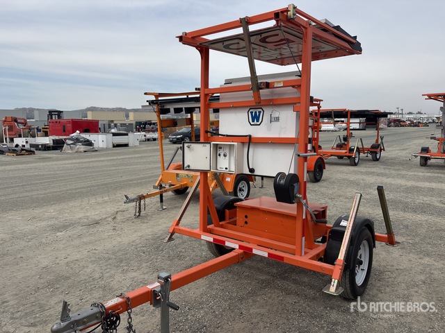 2021 Wanco WSDT3-F48 Folding Radar Speed Trailer