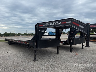 2024 East Texas 34 ft T/A Gooseneck Remolque Portamaquinaria
