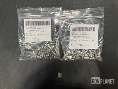 (108) Lockheed Martin 348465-4 Headless Grooved Pins