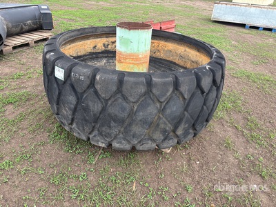 Rubber Rock Resources x 55 ft 21 in Tire Trough