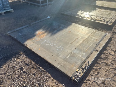 Quantity of (2) 2025 Kit Containers Steel 73 in x 92 in Steel Plates