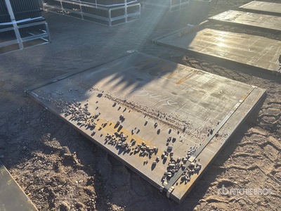 Quantity of (2) 2025 Kit Containers Steel 72 in x 83 in Steel Plates