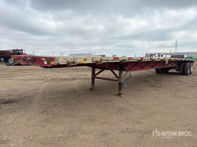 1997 Lode King 48 ft T/A Remorque à plateau