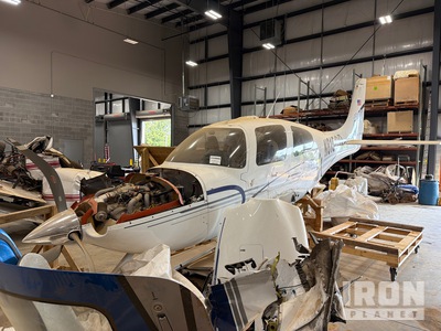 2002 Cirrus SR22 Single Engine Prop Type Plane (Inoperable)