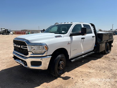 2021 Ram 3500 4x4 Crew Cab Flatbed Truck (Inoperable)