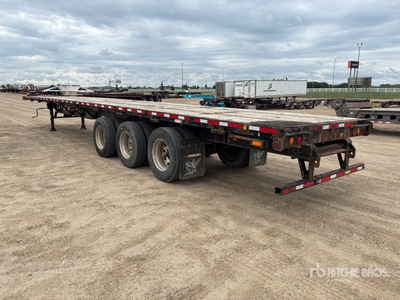 2013 Manac 53 ft Tri/A Flatbed Trailer