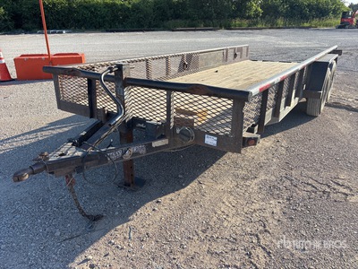 2012 Texas Bragg 20 ft T/A Nutsaanhangwagen