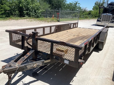 2012 Texas Bragg 20 ft T/A Remorque pour équipement