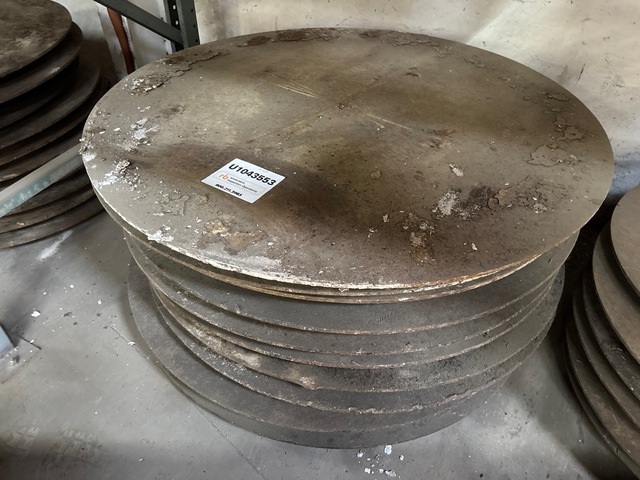 Qty of 13 48 in Round Steel Manhole Cover Qty of 13 48 in Round Steel Manhole Cover