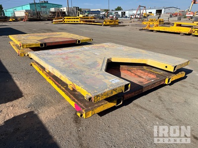 Quantity of (2) Qty of 2 8 ft x 8 ft 4 in TSS Manhole Doghouse End Panel End panel