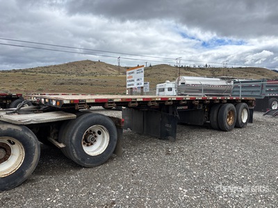 2016 Doepoker 28 ft Super B-Train Pup Flatbed Trailer