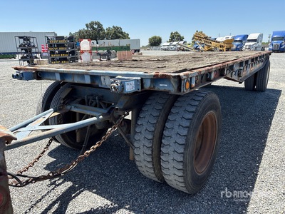 1963 Utility 24 ft Dog Remolque caja abierta