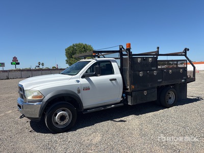 2012 Dodge Ram 5500 4x2 Flatbed Truck