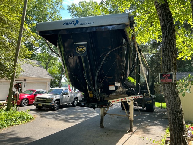 2021 MAC 40 ft T/A Frameless Demolition End Dump Trailer