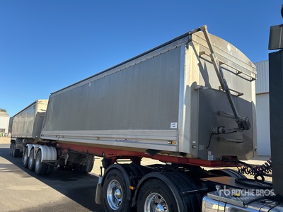 2012 MaxiTrans 8.5 m Tri/A B-Double Lead Sliding Tipping Trailer