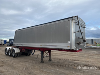 2012 MaxiTrans 8.5 m Tri/A B-Double Lead Sliding End Dump Trailer