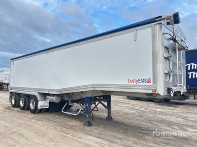 2016 Lusty EMS 10.4 m Tri/A Step Deck End Dump Trailer