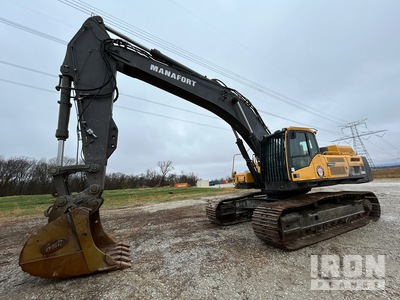 2012 Volvo EC480DL Tracked Excavator