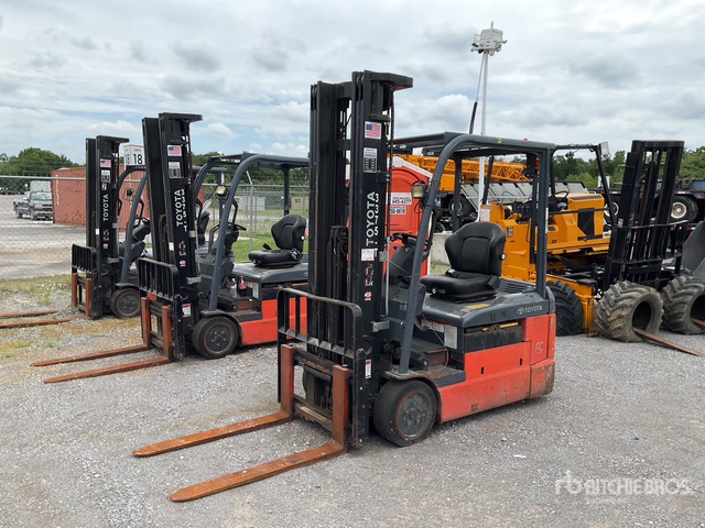 2020 Toyota 8FBE20U 3050 lb Electric Forklift (Inoperable)